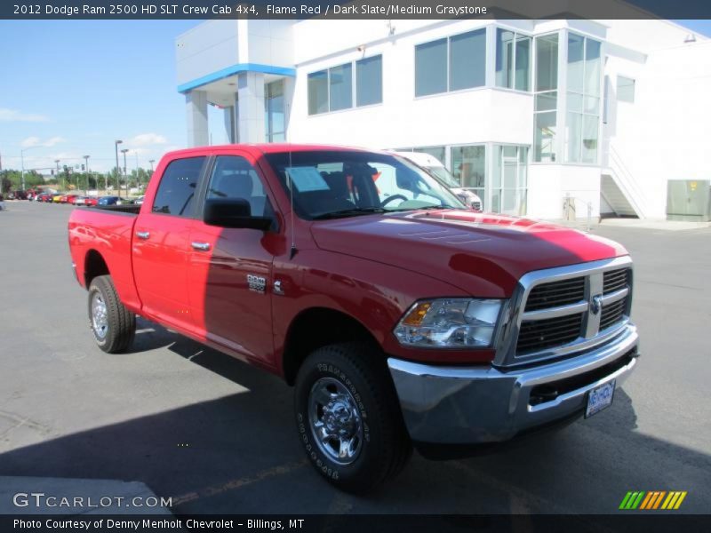 Flame Red / Dark Slate/Medium Graystone 2012 Dodge Ram 2500 HD SLT Crew Cab 4x4