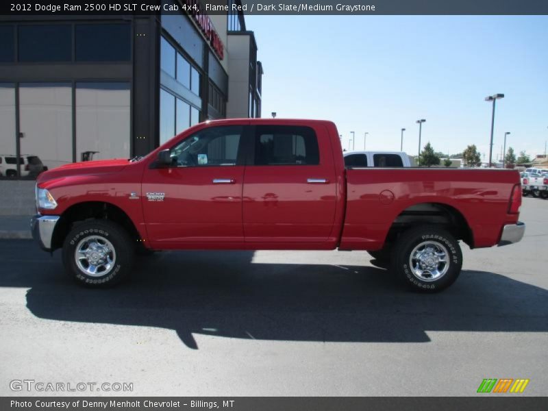 Flame Red / Dark Slate/Medium Graystone 2012 Dodge Ram 2500 HD SLT Crew Cab 4x4