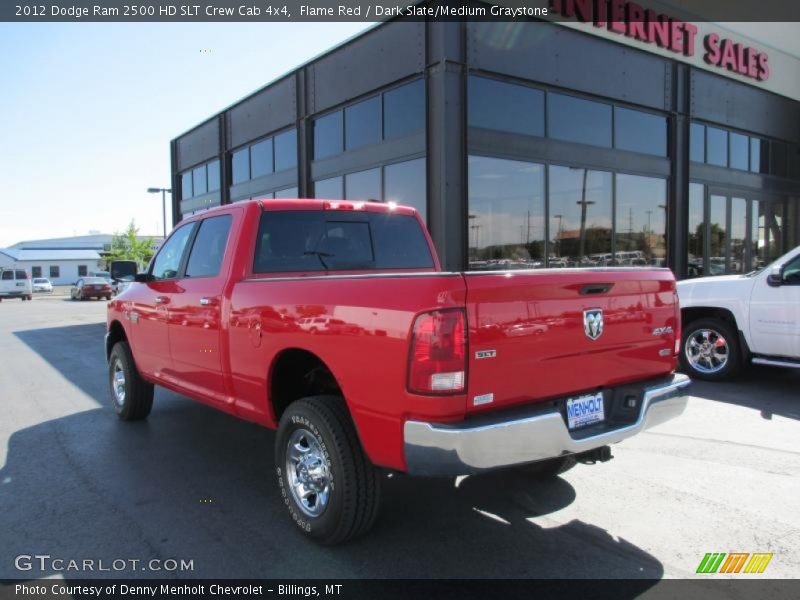 Flame Red / Dark Slate/Medium Graystone 2012 Dodge Ram 2500 HD SLT Crew Cab 4x4