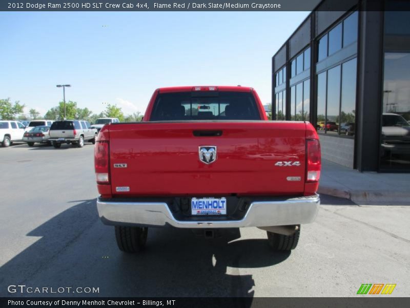 Flame Red / Dark Slate/Medium Graystone 2012 Dodge Ram 2500 HD SLT Crew Cab 4x4