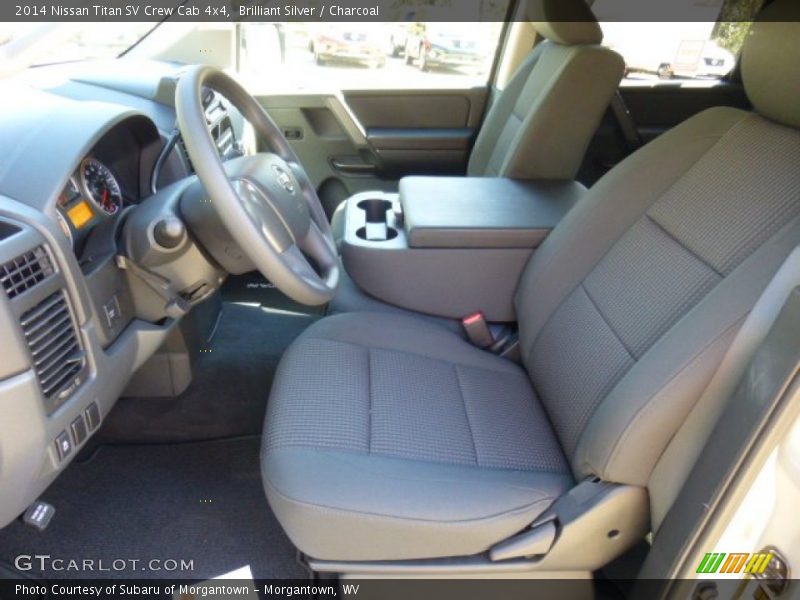 Brilliant Silver / Charcoal 2014 Nissan Titan SV Crew Cab 4x4
