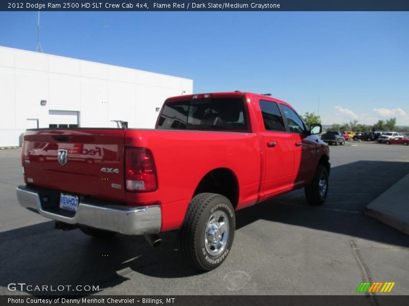 Flame Red / Dark Slate/Medium Graystone 2012 Dodge Ram 2500 HD SLT Crew Cab 4x4