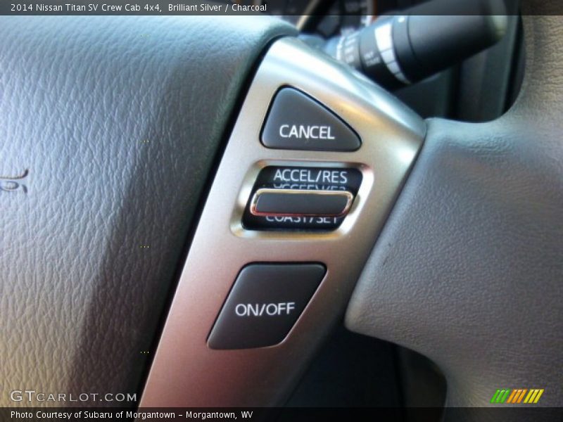 Brilliant Silver / Charcoal 2014 Nissan Titan SV Crew Cab 4x4