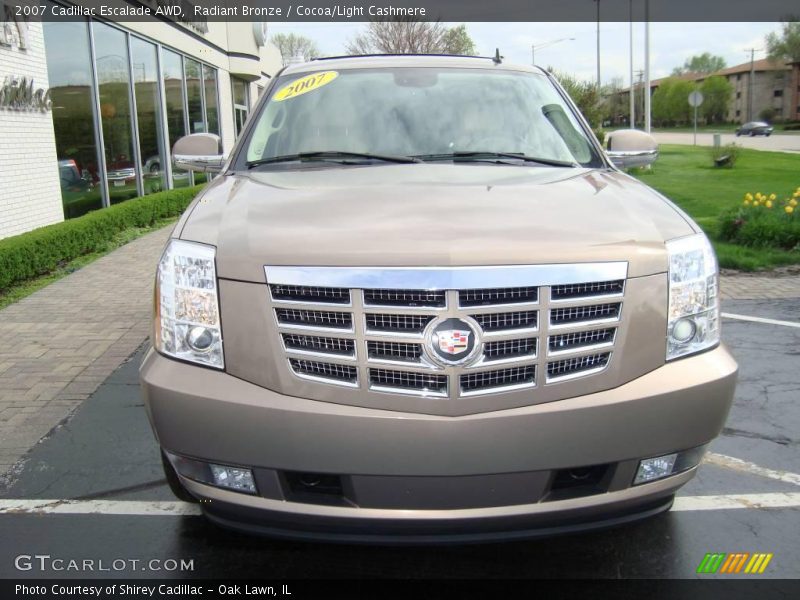Radiant Bronze / Cocoa/Light Cashmere 2007 Cadillac Escalade AWD
