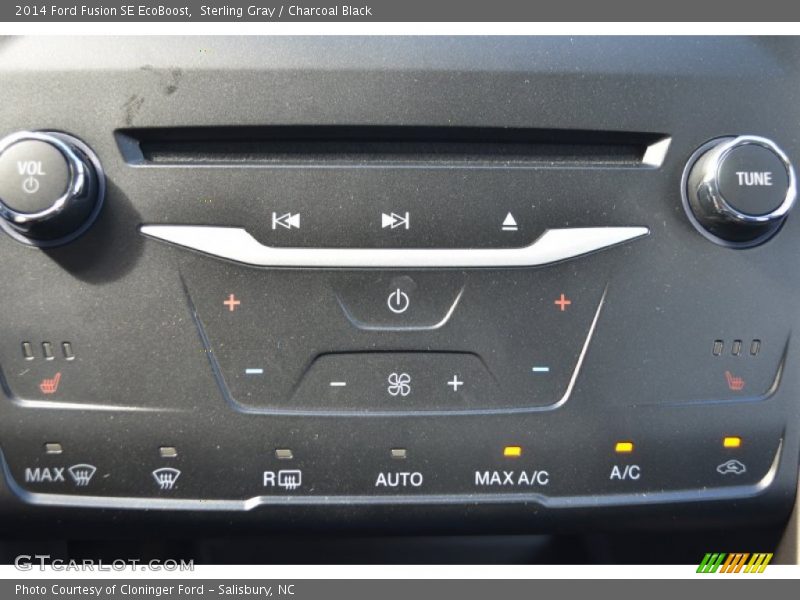 Sterling Gray / Charcoal Black 2014 Ford Fusion SE EcoBoost