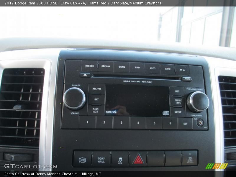 Flame Red / Dark Slate/Medium Graystone 2012 Dodge Ram 2500 HD SLT Crew Cab 4x4