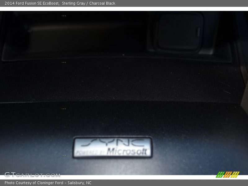 Sterling Gray / Charcoal Black 2014 Ford Fusion SE EcoBoost
