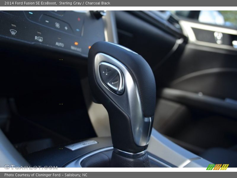 Sterling Gray / Charcoal Black 2014 Ford Fusion SE EcoBoost