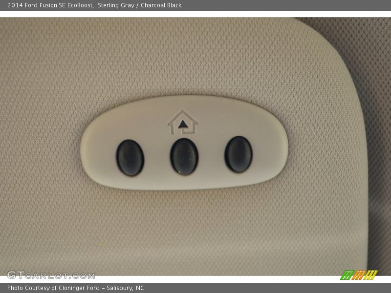 Sterling Gray / Charcoal Black 2014 Ford Fusion SE EcoBoost
