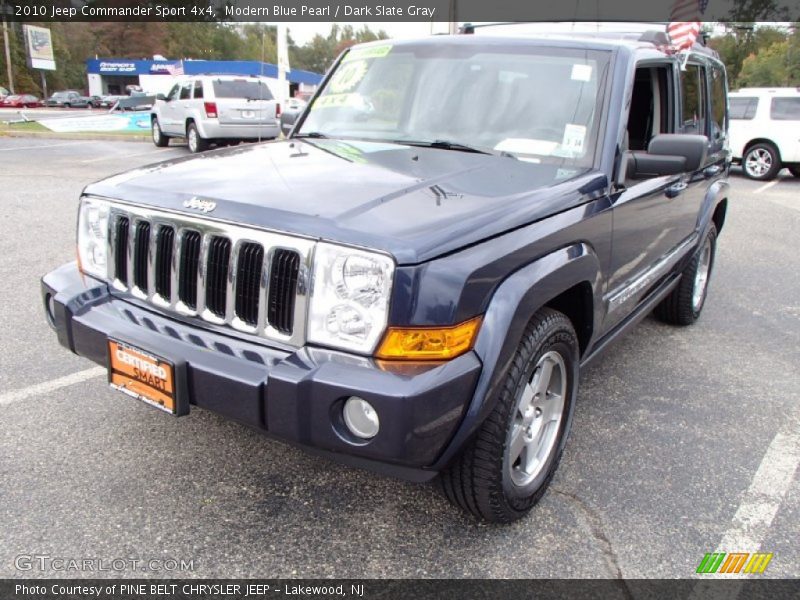 Modern Blue Pearl / Dark Slate Gray 2010 Jeep Commander Sport 4x4