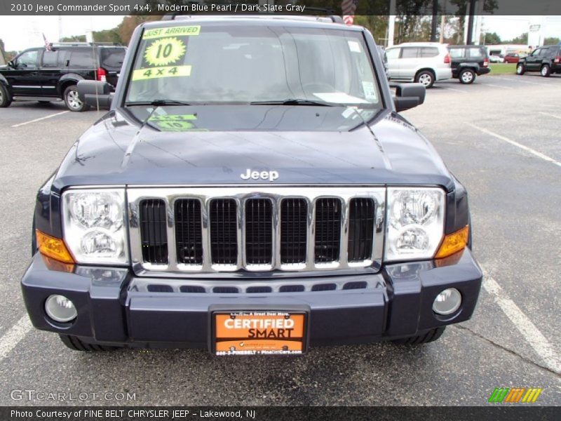 Modern Blue Pearl / Dark Slate Gray 2010 Jeep Commander Sport 4x4