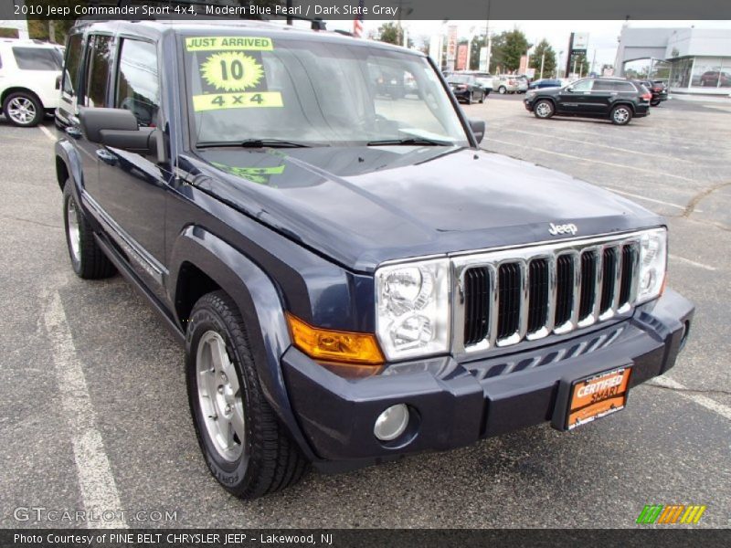 Modern Blue Pearl / Dark Slate Gray 2010 Jeep Commander Sport 4x4