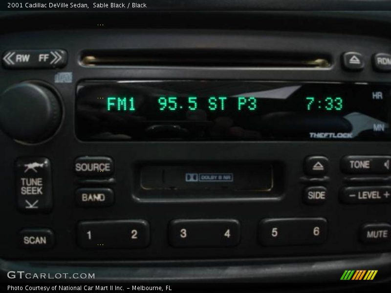 Sable Black / Black 2001 Cadillac DeVille Sedan