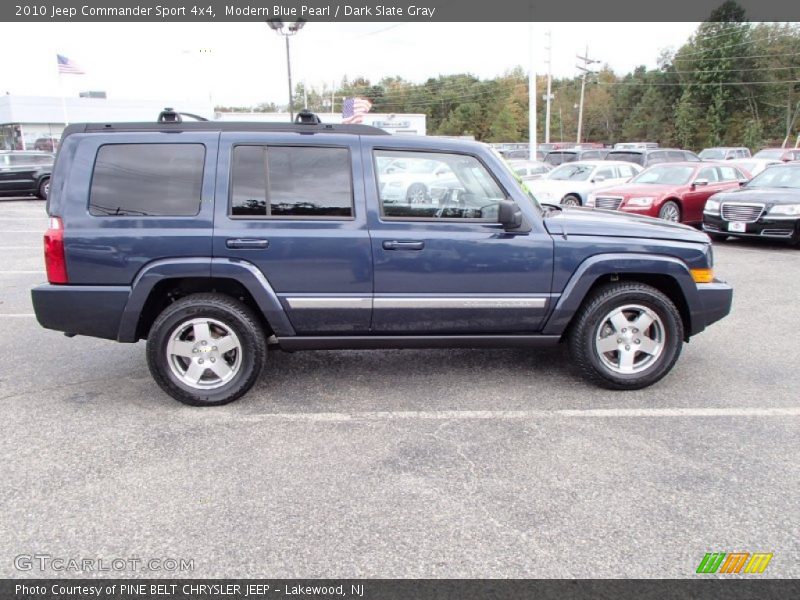 Modern Blue Pearl / Dark Slate Gray 2010 Jeep Commander Sport 4x4