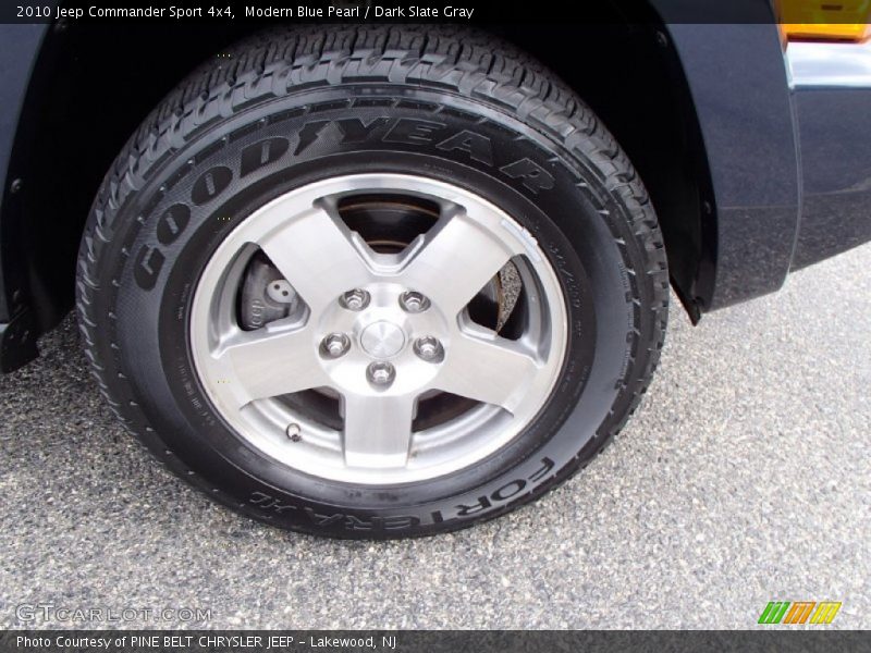 Modern Blue Pearl / Dark Slate Gray 2010 Jeep Commander Sport 4x4