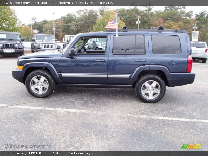 Modern Blue Pearl / Dark Slate Gray 2010 Jeep Commander Sport 4x4