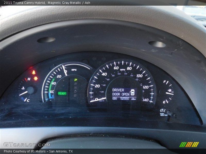 Magnetic Gray Metallic / Ash 2011 Toyota Camry Hybrid