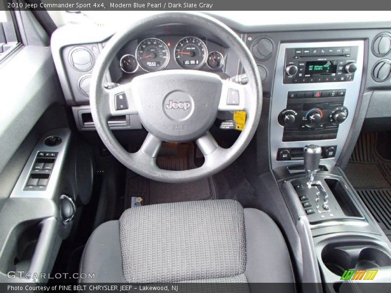 Modern Blue Pearl / Dark Slate Gray 2010 Jeep Commander Sport 4x4