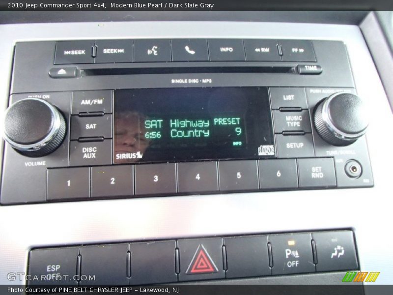 Modern Blue Pearl / Dark Slate Gray 2010 Jeep Commander Sport 4x4