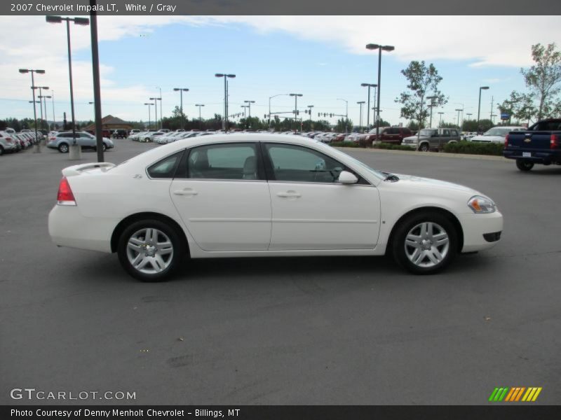 White / Gray 2007 Chevrolet Impala LT