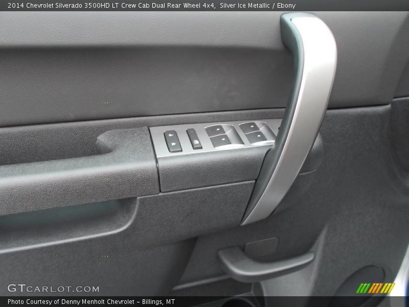 Silver Ice Metallic / Ebony 2014 Chevrolet Silverado 3500HD LT Crew Cab Dual Rear Wheel 4x4