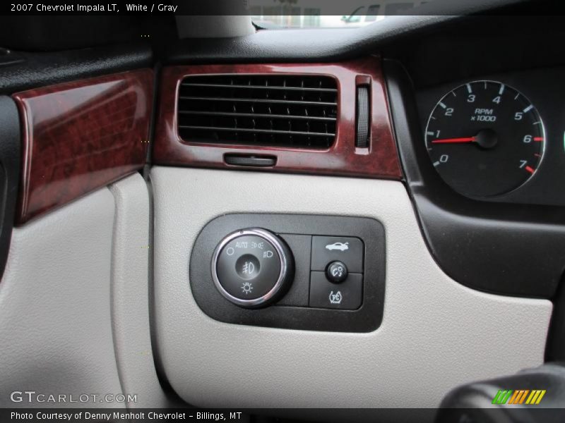 White / Gray 2007 Chevrolet Impala LT