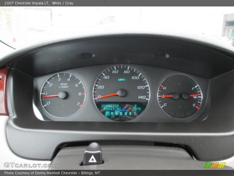 White / Gray 2007 Chevrolet Impala LT