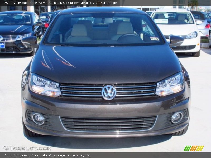 Black Oak Brown Metallic / Cornsilk Beige 2014 Volkswagen Eos Komfort
