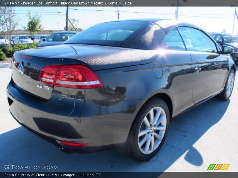 Black Oak Brown Metallic / Cornsilk Beige 2014 Volkswagen Eos Komfort