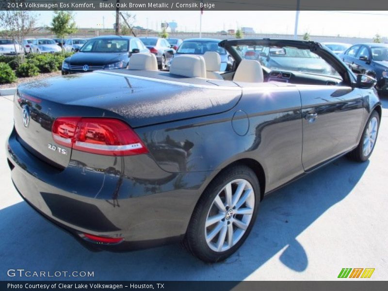 Black Oak Brown Metallic / Cornsilk Beige 2014 Volkswagen Eos Komfort