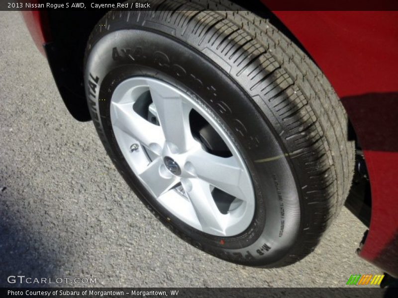 Cayenne Red / Black 2013 Nissan Rogue S AWD