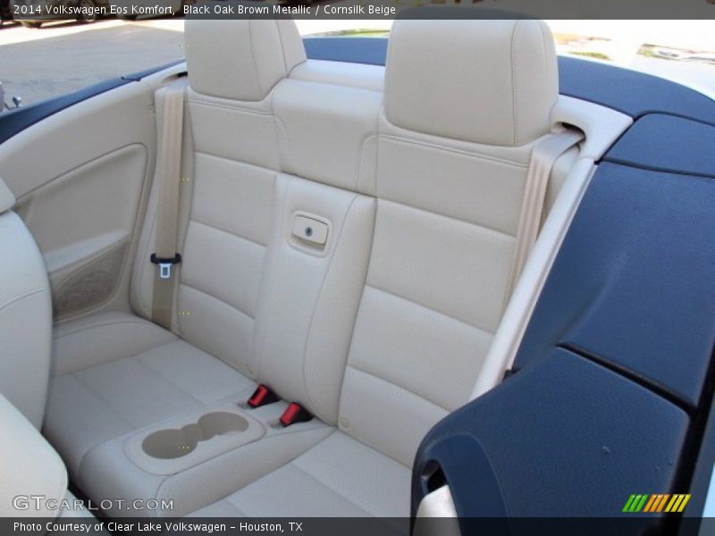 Rear Seat of 2014 Eos Komfort