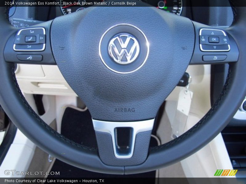 Black Oak Brown Metallic / Cornsilk Beige 2014 Volkswagen Eos Komfort