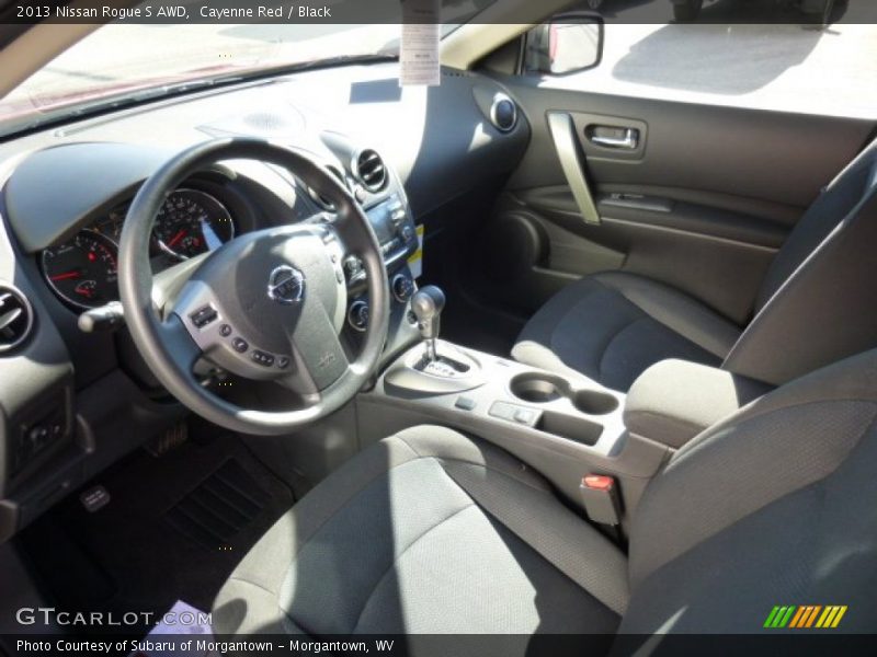 Cayenne Red / Black 2013 Nissan Rogue S AWD