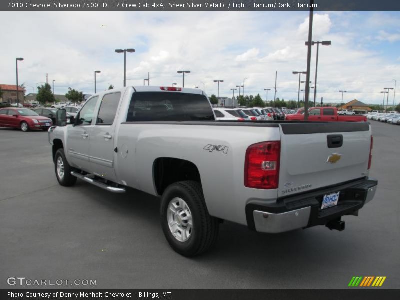 Sheer Silver Metallic / Light Titanium/Dark Titanium 2010 Chevrolet Silverado 2500HD LTZ Crew Cab 4x4
