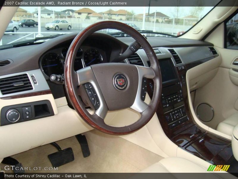 Radiant Bronze / Cocoa/Light Cashmere 2007 Cadillac Escalade AWD
