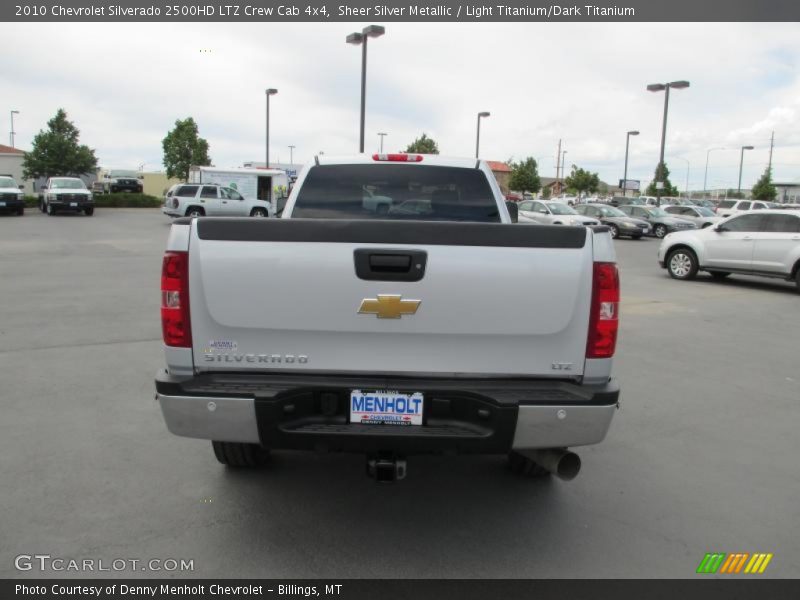 Sheer Silver Metallic / Light Titanium/Dark Titanium 2010 Chevrolet Silverado 2500HD LTZ Crew Cab 4x4