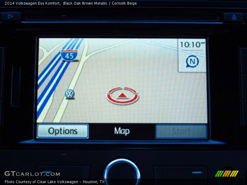 Navigation of 2014 Eos Komfort