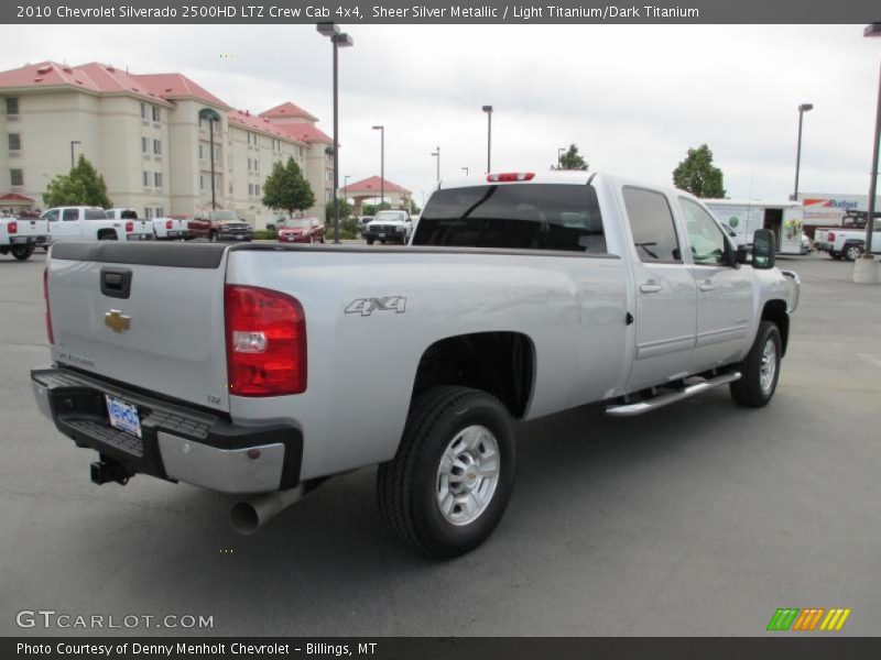 Sheer Silver Metallic / Light Titanium/Dark Titanium 2010 Chevrolet Silverado 2500HD LTZ Crew Cab 4x4