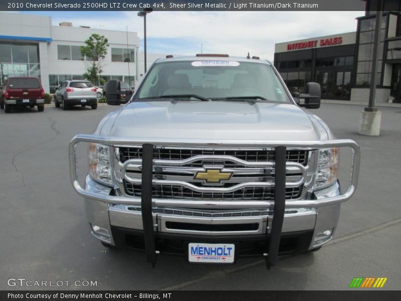 Sheer Silver Metallic / Light Titanium/Dark Titanium 2010 Chevrolet Silverado 2500HD LTZ Crew Cab 4x4