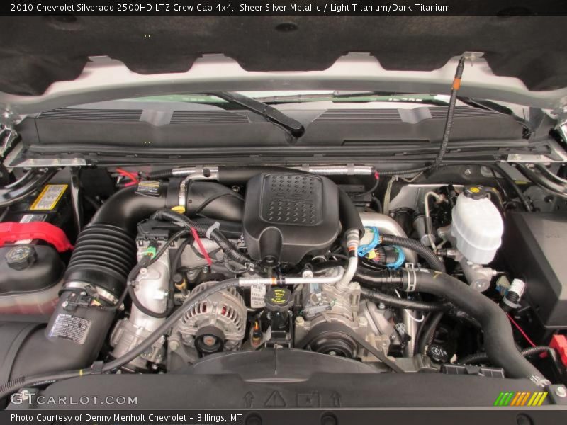 Sheer Silver Metallic / Light Titanium/Dark Titanium 2010 Chevrolet Silverado 2500HD LTZ Crew Cab 4x4