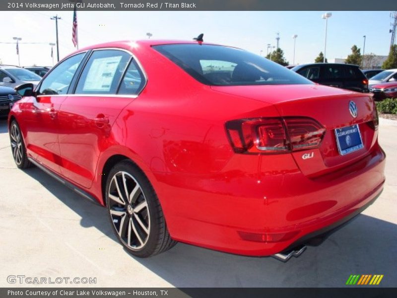 Tornado Red / Titan Black 2014 Volkswagen Jetta GLI Autobahn