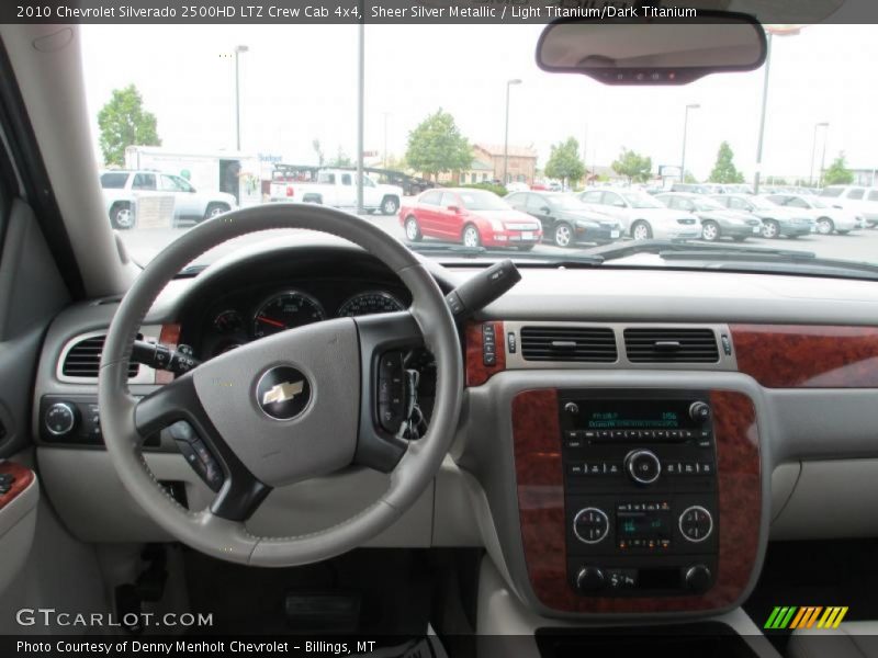 Sheer Silver Metallic / Light Titanium/Dark Titanium 2010 Chevrolet Silverado 2500HD LTZ Crew Cab 4x4