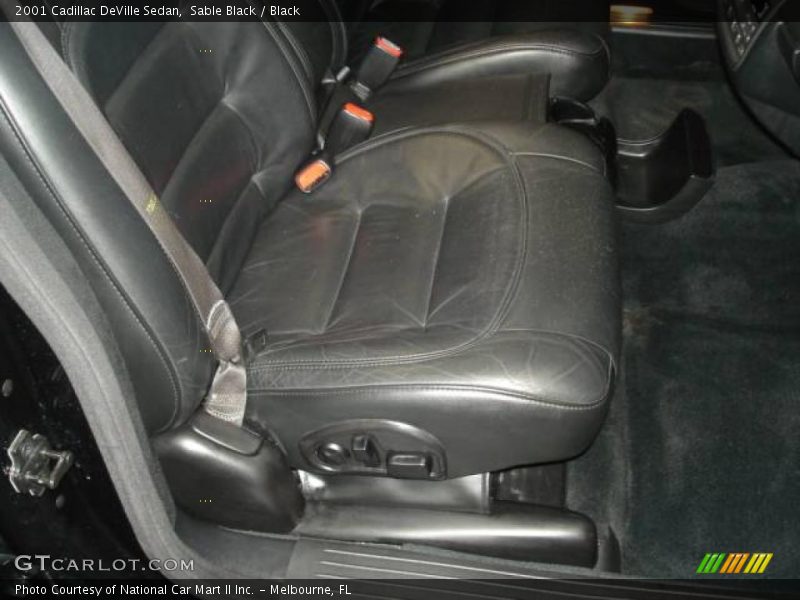 Sable Black / Black 2001 Cadillac DeVille Sedan