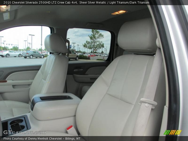 Sheer Silver Metallic / Light Titanium/Dark Titanium 2010 Chevrolet Silverado 2500HD LTZ Crew Cab 4x4