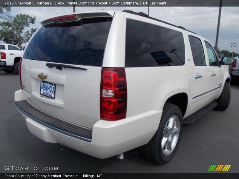 White Diamond Tricoat / Light Cashmere/Dark Cashmere 2013 Chevrolet Suburban LTZ 4x4