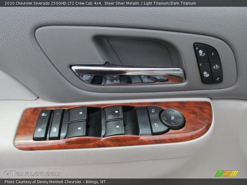 Sheer Silver Metallic / Light Titanium/Dark Titanium 2010 Chevrolet Silverado 2500HD LTZ Crew Cab 4x4