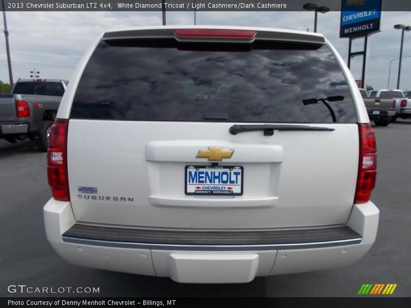 White Diamond Tricoat / Light Cashmere/Dark Cashmere 2013 Chevrolet Suburban LTZ 4x4