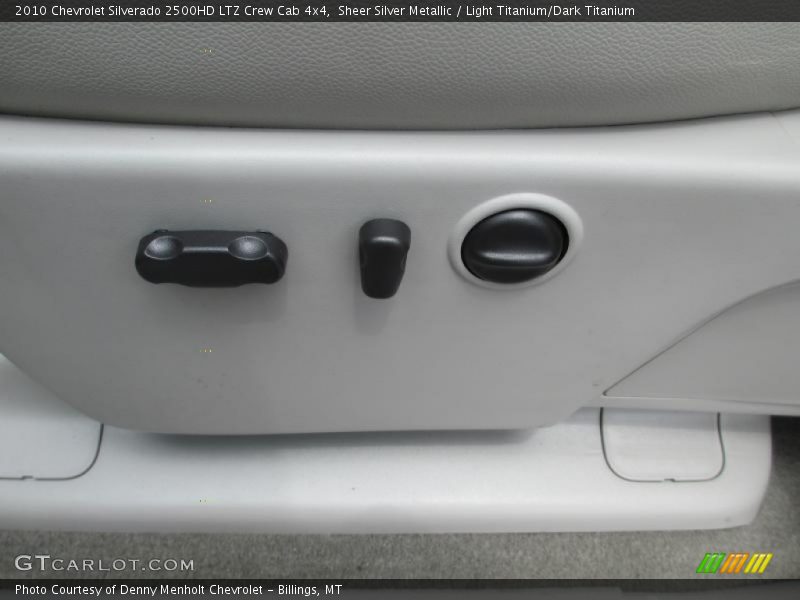 Sheer Silver Metallic / Light Titanium/Dark Titanium 2010 Chevrolet Silverado 2500HD LTZ Crew Cab 4x4