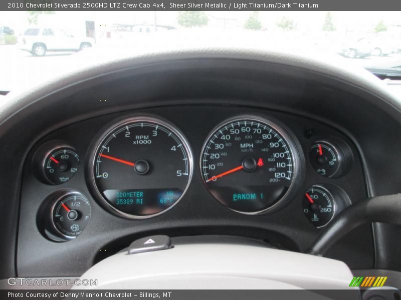 Sheer Silver Metallic / Light Titanium/Dark Titanium 2010 Chevrolet Silverado 2500HD LTZ Crew Cab 4x4